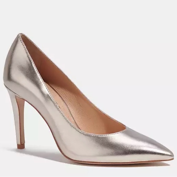 Coach Skyler Pump, color champage - Picture 1 of 8